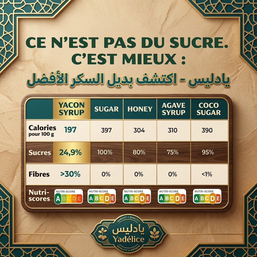 تحليل مخبري لشراب الياكون